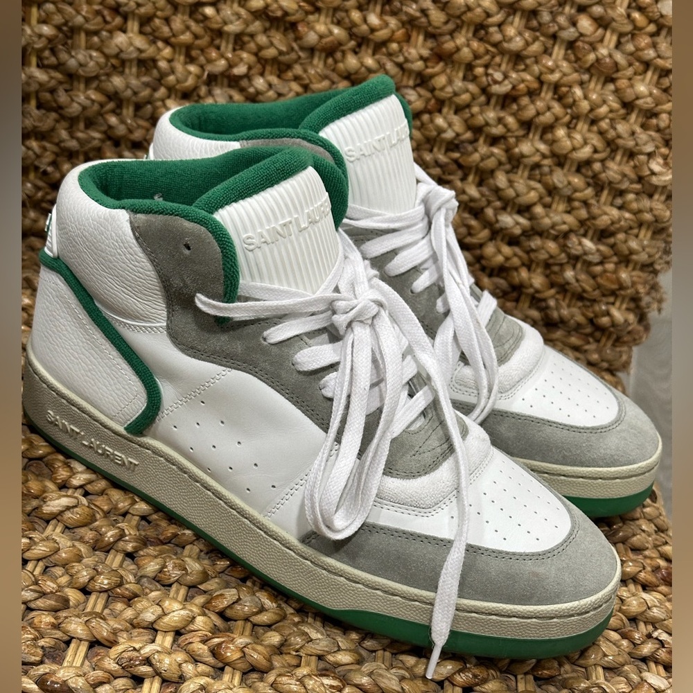 Saint Laurent SL/80 High-Top‎ Sneakers Size 43